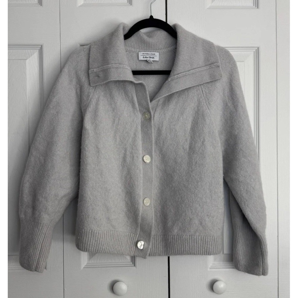 & Other Stories Los Angeles Atelier Sweater Women's Medium Gray Long Sleeve Cozy